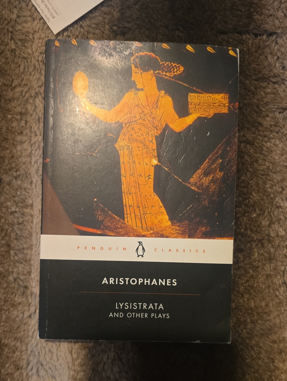 Aristophanes Lysistrata (Black & Orange)